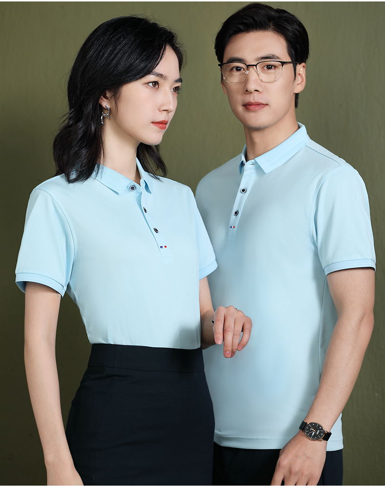 Business solid color lapel short-sleeved POLO shirt universal GJ20-FN99001