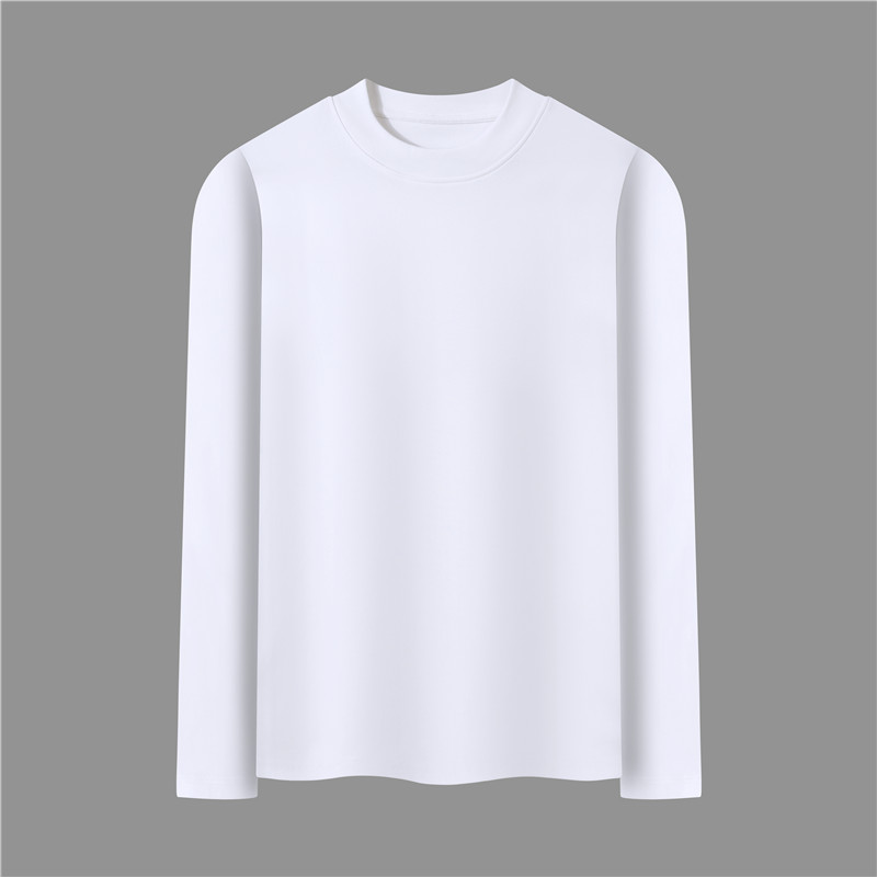 260g 40 long-staple cotton round neck long-sleeved T-shirt 72-8012