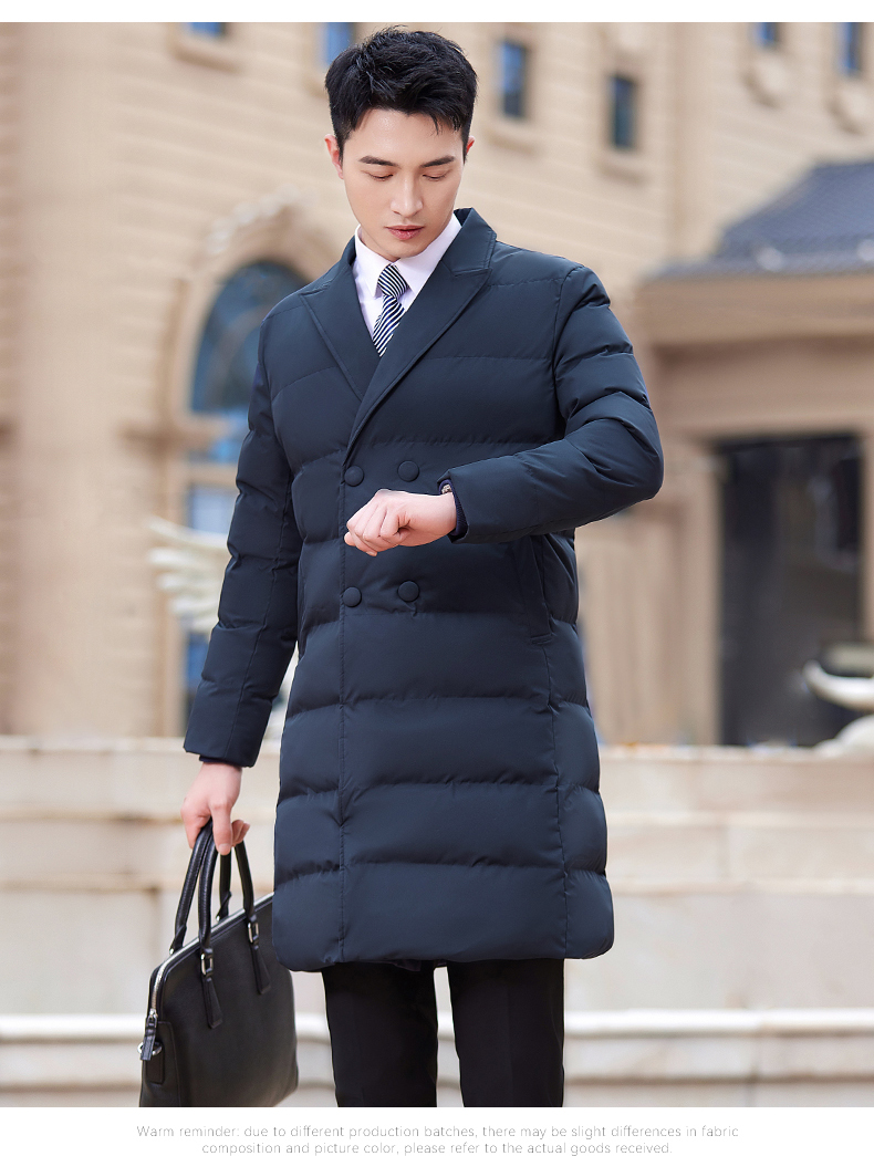 Autumn and winter down cotton warm cotton coat mid-length men style DY7-2319A men style