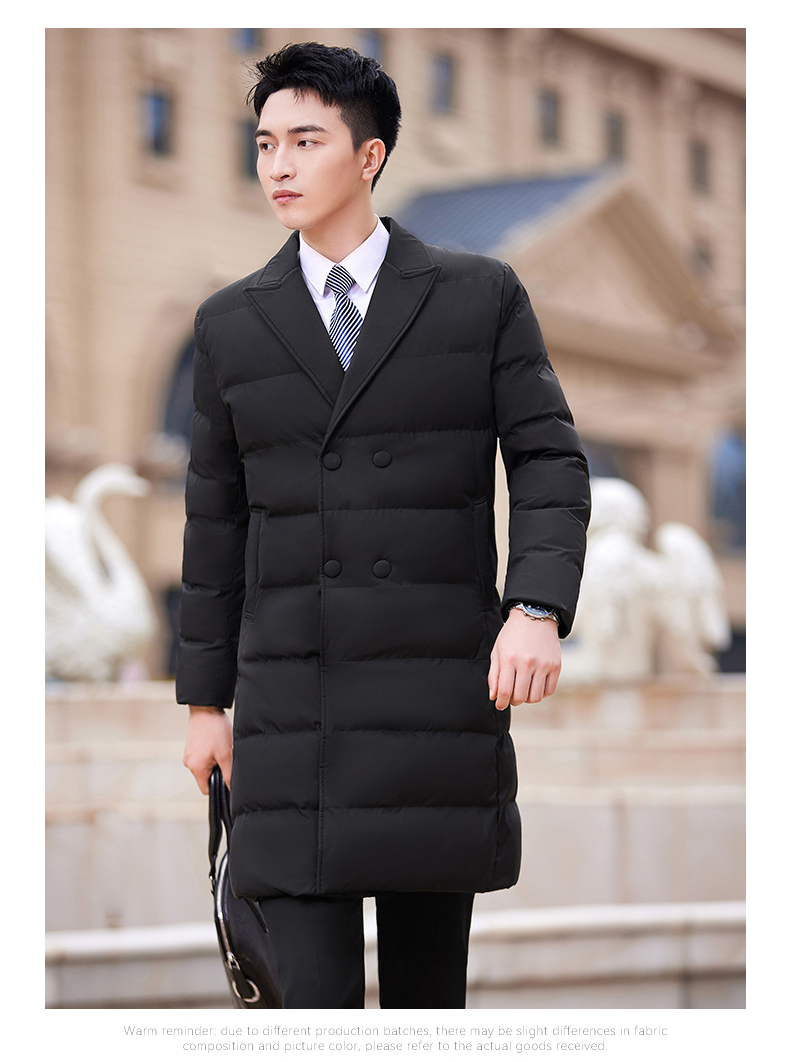 Autumn and winter down cotton warm cotton coat mid-length men style DY7-2319A men style