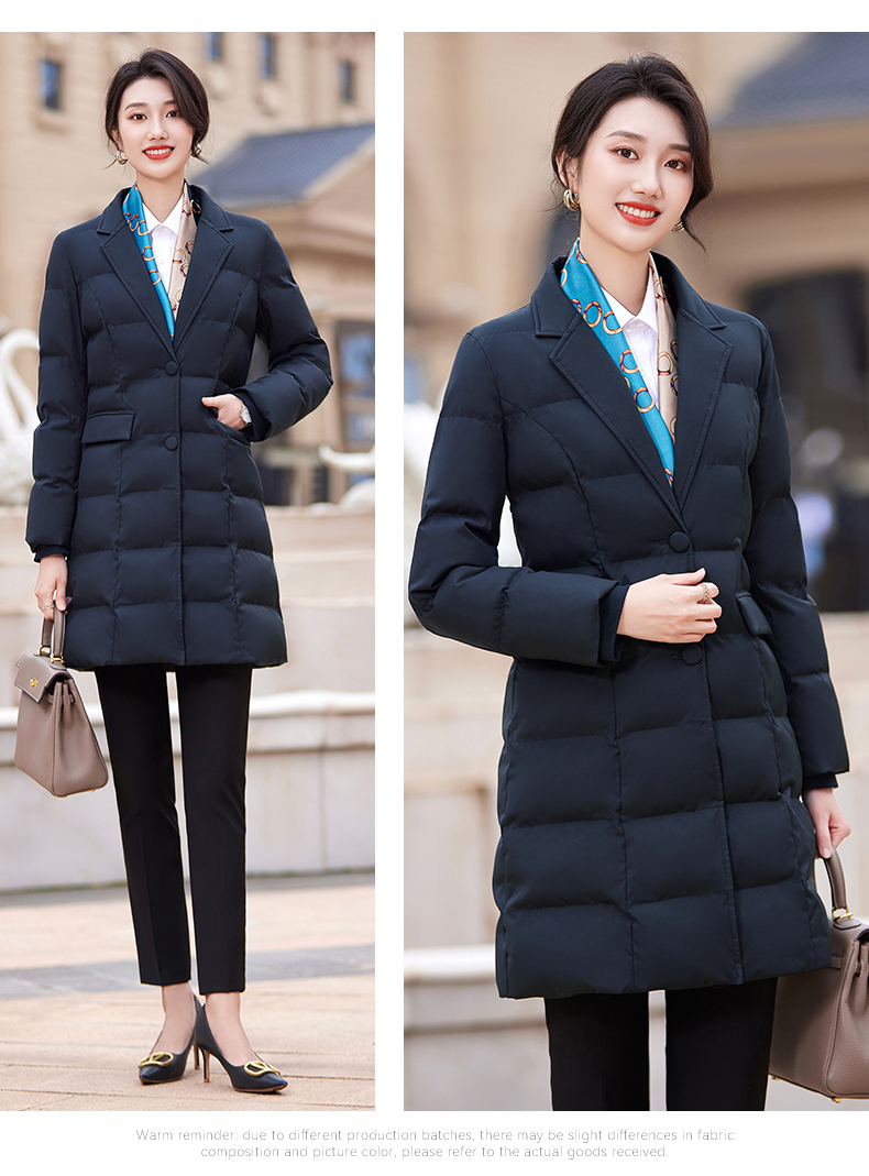 Autumn and winter business warm mid-length cotton coat for women DY7-2320 for women