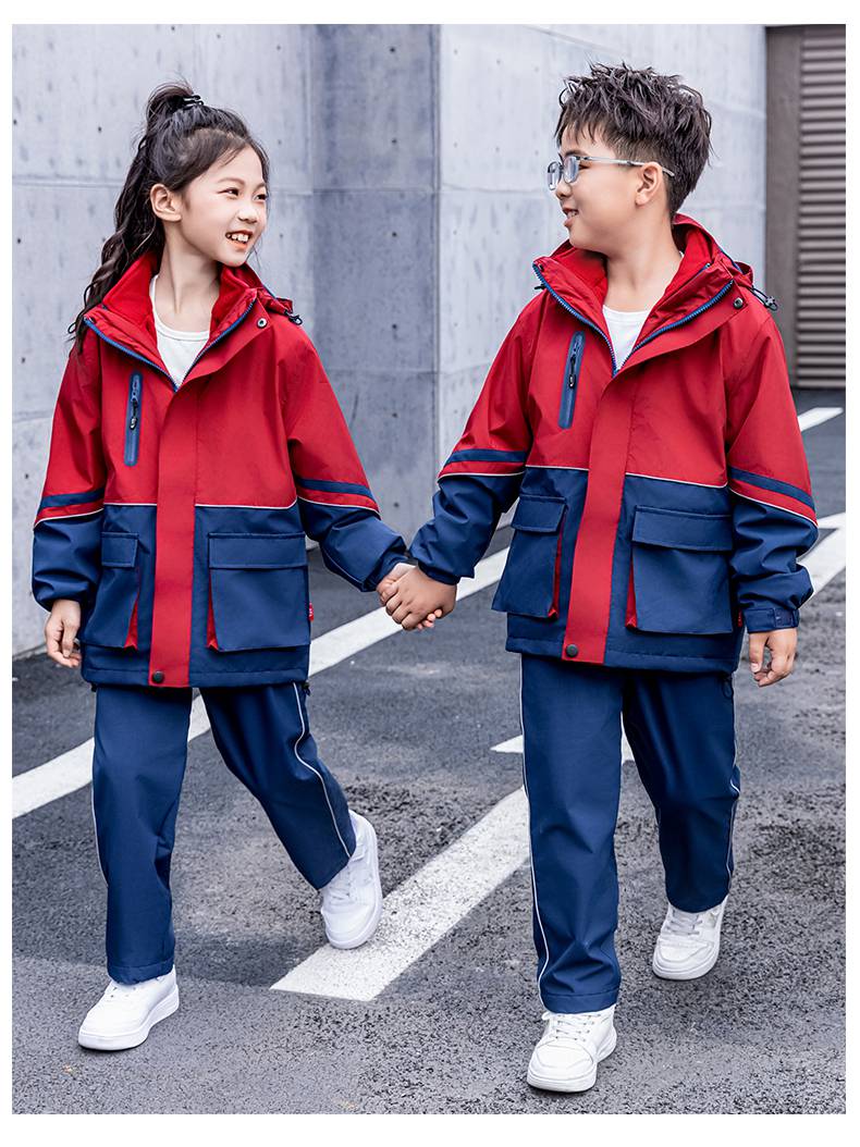 Polar fleece liner sports school uniform jacket suit KH2-678