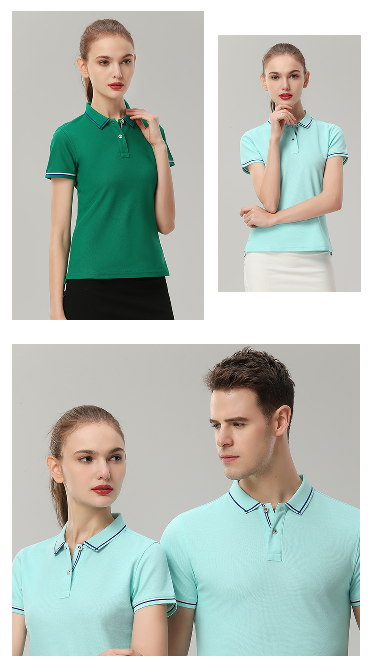 220g 40pcs pique lapel short-sleeved POLO shirt S02-1898 men