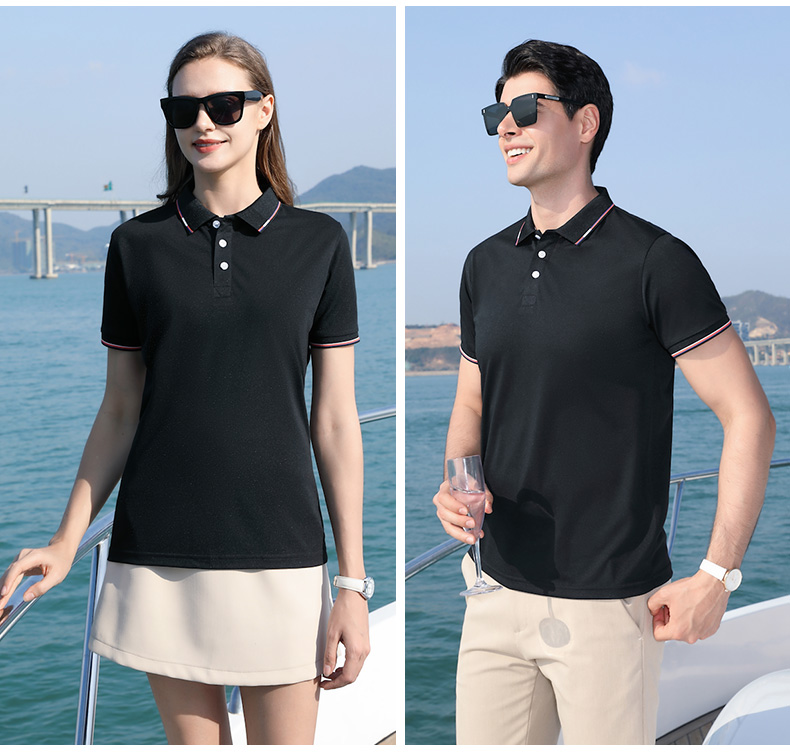 Long-staple cotton lapel short-sleeved POLO shirt universal GT3-227