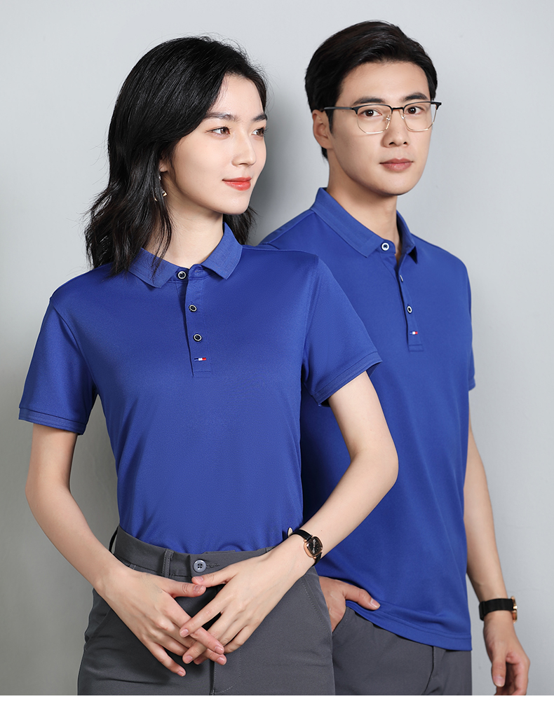 Business solid color lapel short-sleeved POLO shirt universal GJ20-FN99001