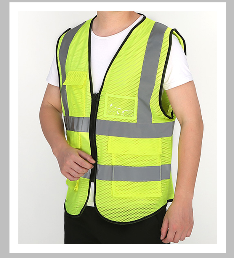 Peach mesh T-type reflective vest universal E01-3013-1