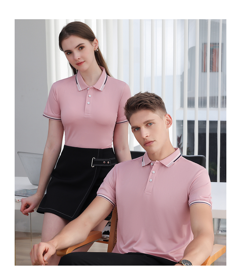 190g ice silk cotton lapel short-sleeved POLO shirt GT5-9122