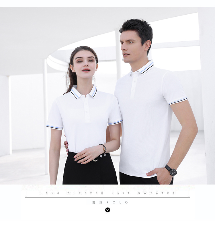 Cuprammonium fabric lapel short-sleeved POLO shirt GT5-S8818