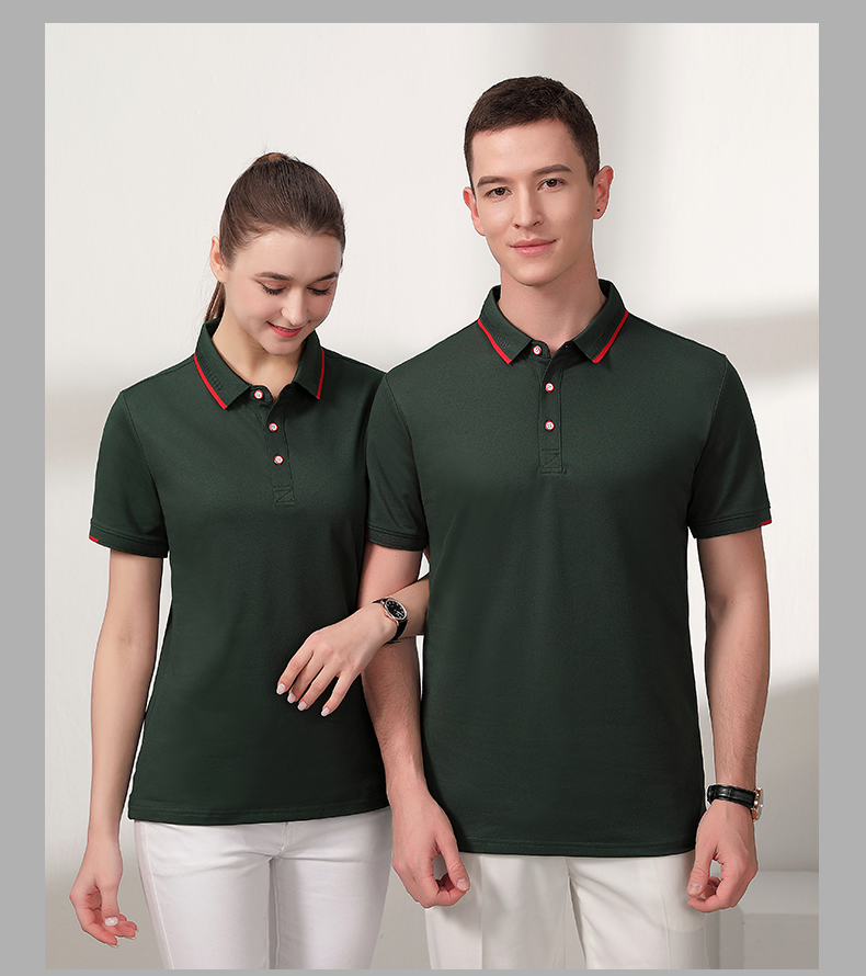 40 business lapel short-sleeved POLO shirt H32-6086