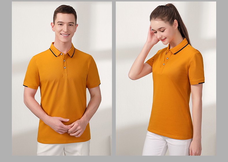 40 business lapel short-sleeved POLO shirt H32-6086