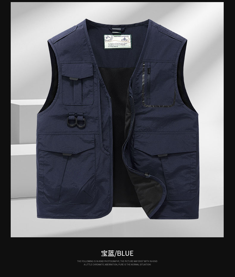 Quick-drying vest men outdoor mountaineering waistcoat jacket KC1-2267