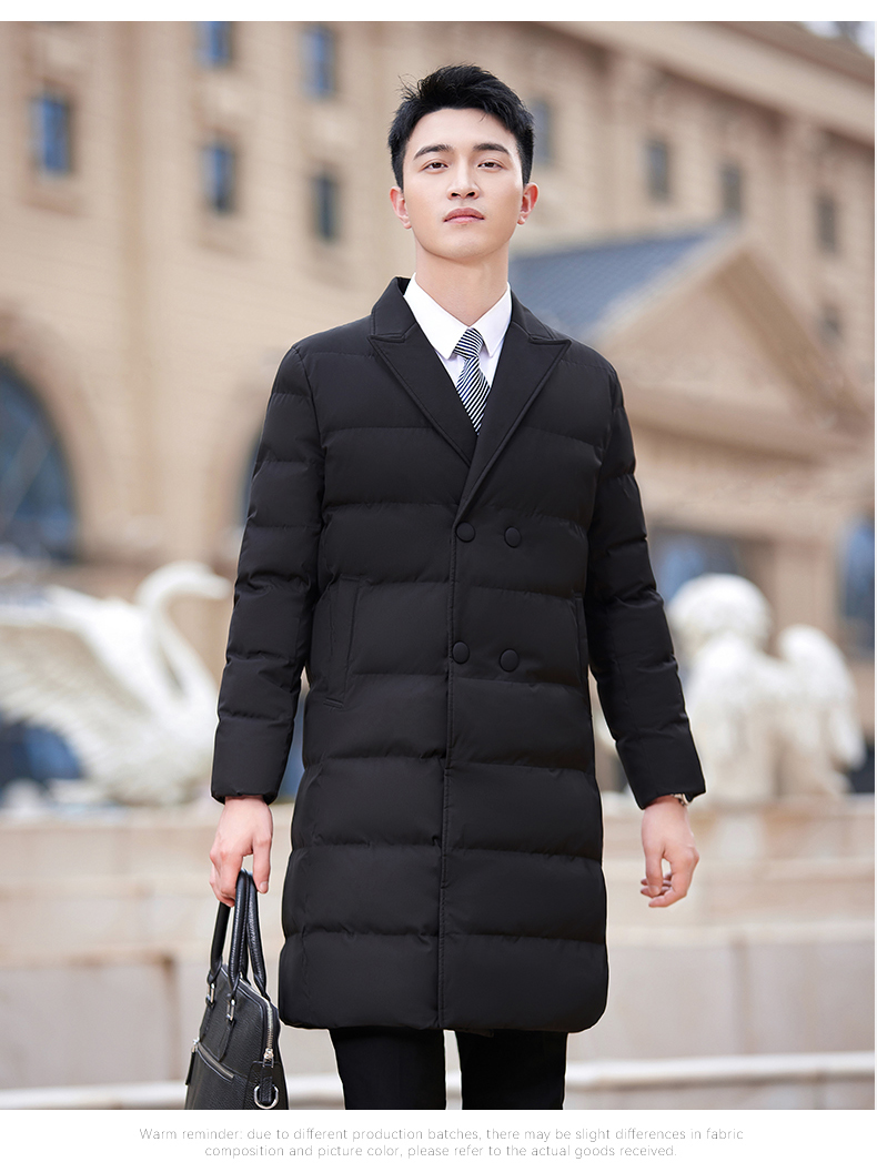 Autumn and winter down cotton warm cotton coat mid-length men style DY7-2319A men style