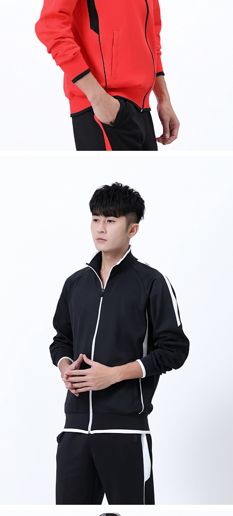 Solid color casual sports jacket top GY5-6930