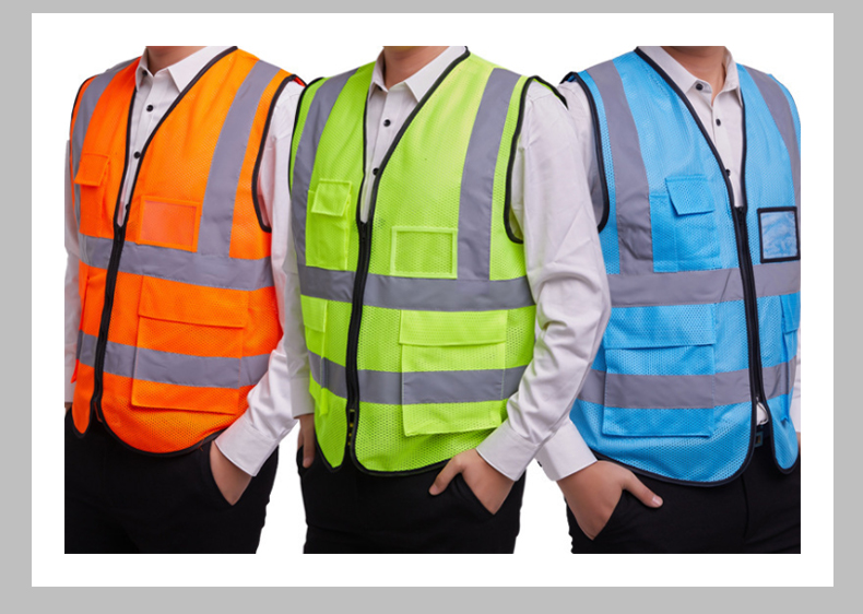 Peach mesh T-type reflective vest universal E01-3013-1