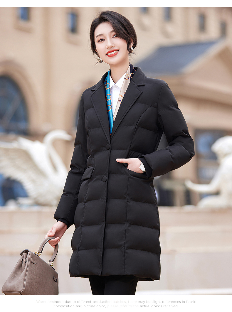 Autumn and winter business warm mid-length cotton coat for women DY7-2320 for women