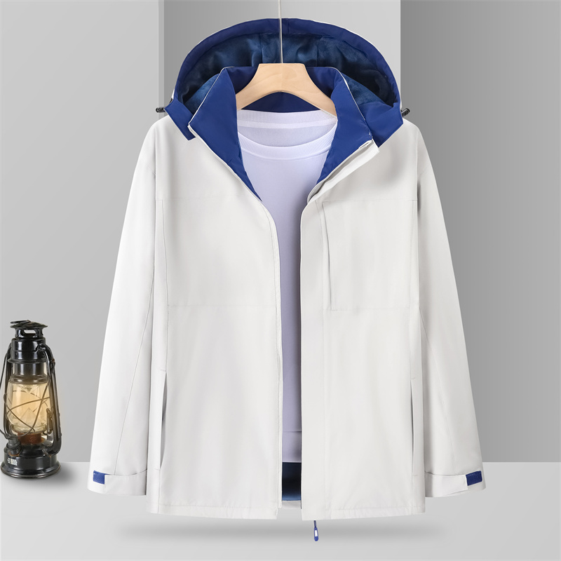 High elastic Oxford cloth ultra-soft integrated jacket with velvet inside GJ22-23788