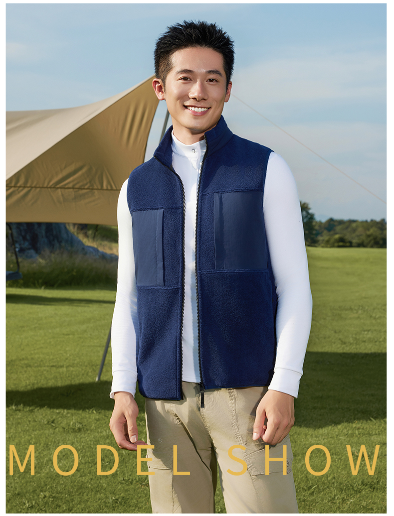 330g double-sided fleece vest GJ11-8860