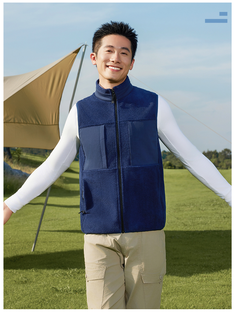 330g double-sided fleece vest GJ11-8860