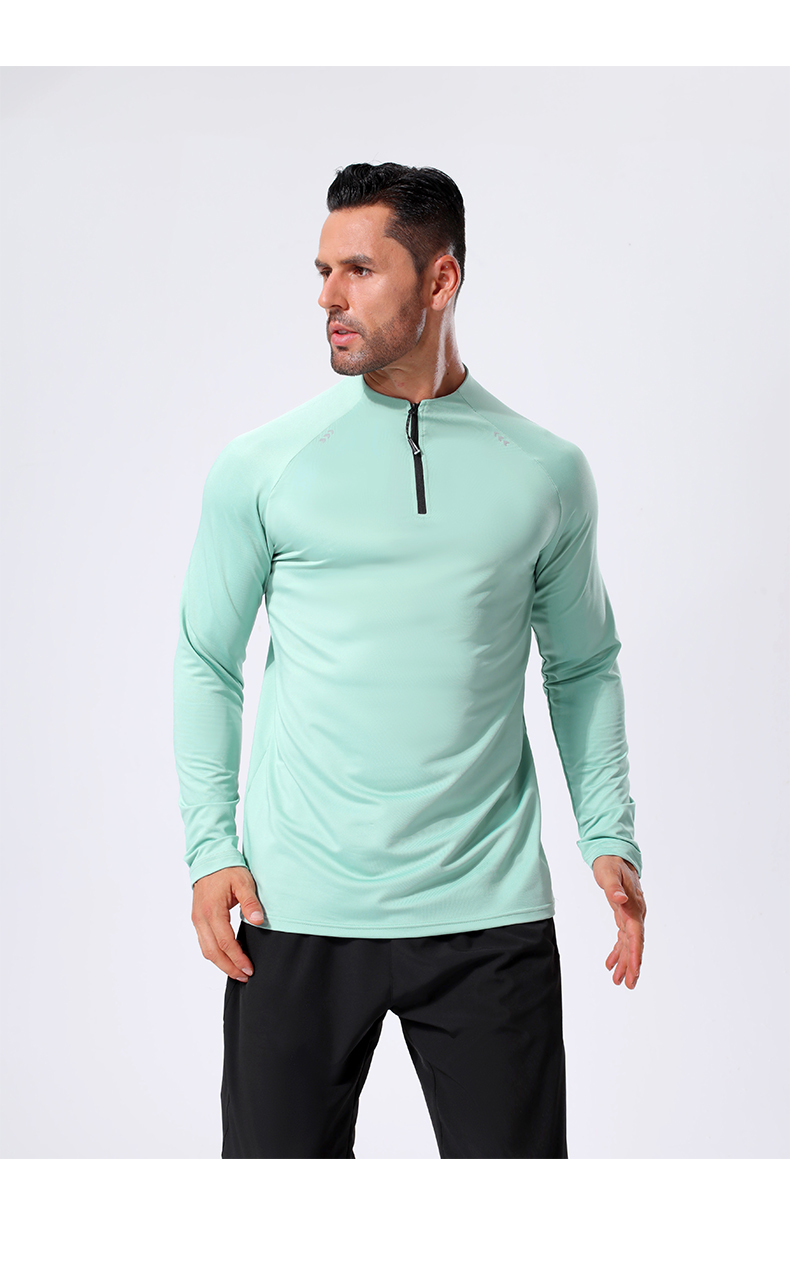 Sports quick-drying solid color long-sleeved sportswear GB11-A11