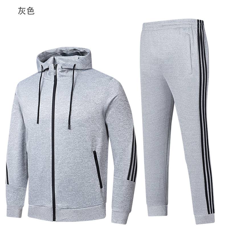 South Korean silk outdoor fitness sports long-sleeved suit KH2-345-6611 cardigan suit male