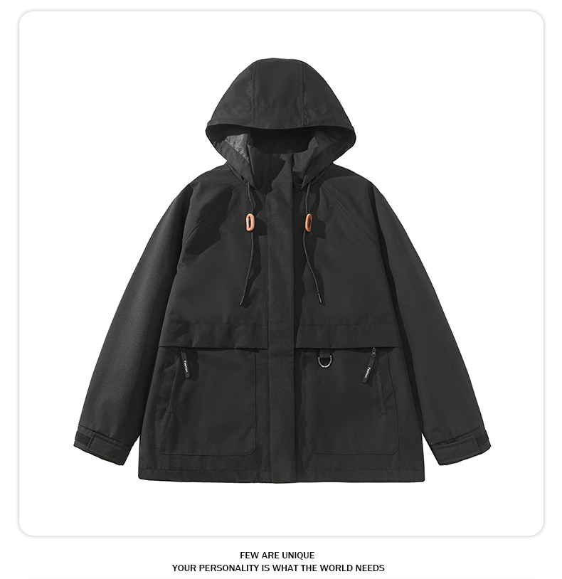 Outdoor hooded single-layer jacket KE-963518