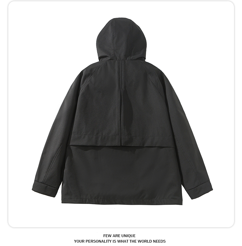 Outdoor hooded single-layer jacket KE-963518