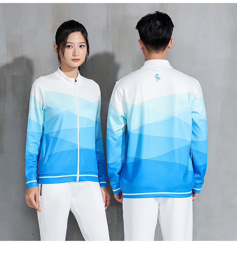 Chinese team sports badminton uniform stand collar zipper jacket GM2-6820 jacket