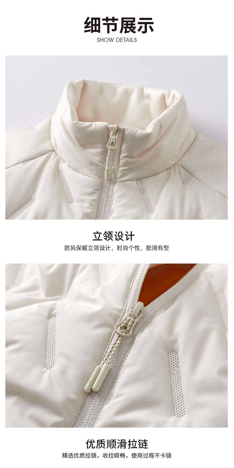 Autumn and winter warm half turtleneck vest jacket men KJ-62501 men