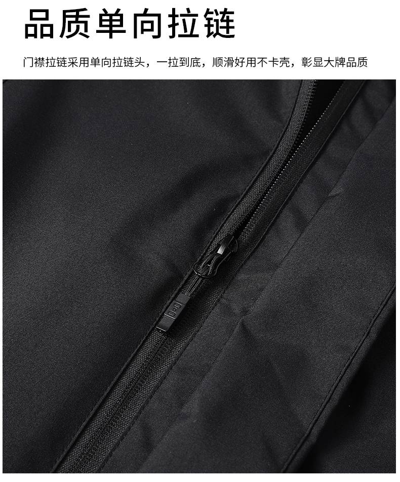 Outdoor windproof polar fleece liner three-in-one jacket for men KH2-2418