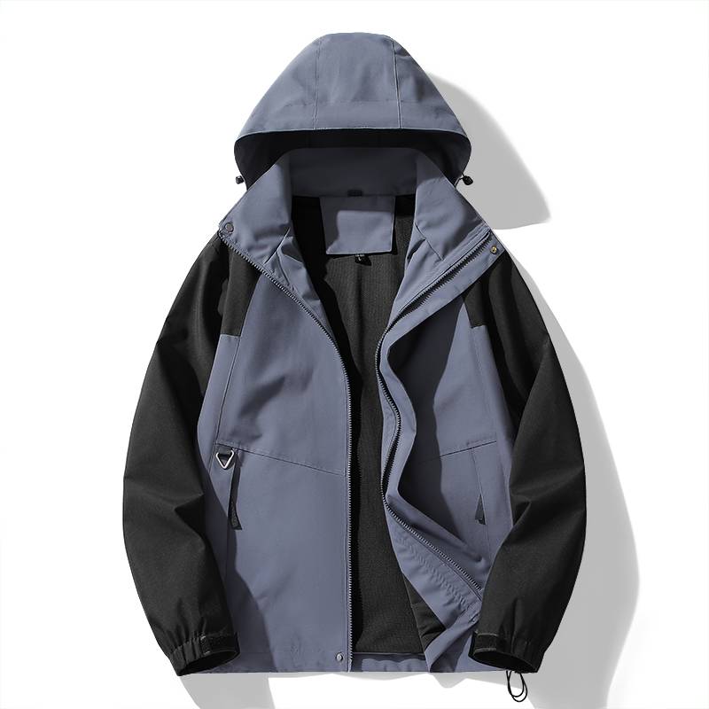 Outdoor leisure single layer detachable hood jacket KH2-8002