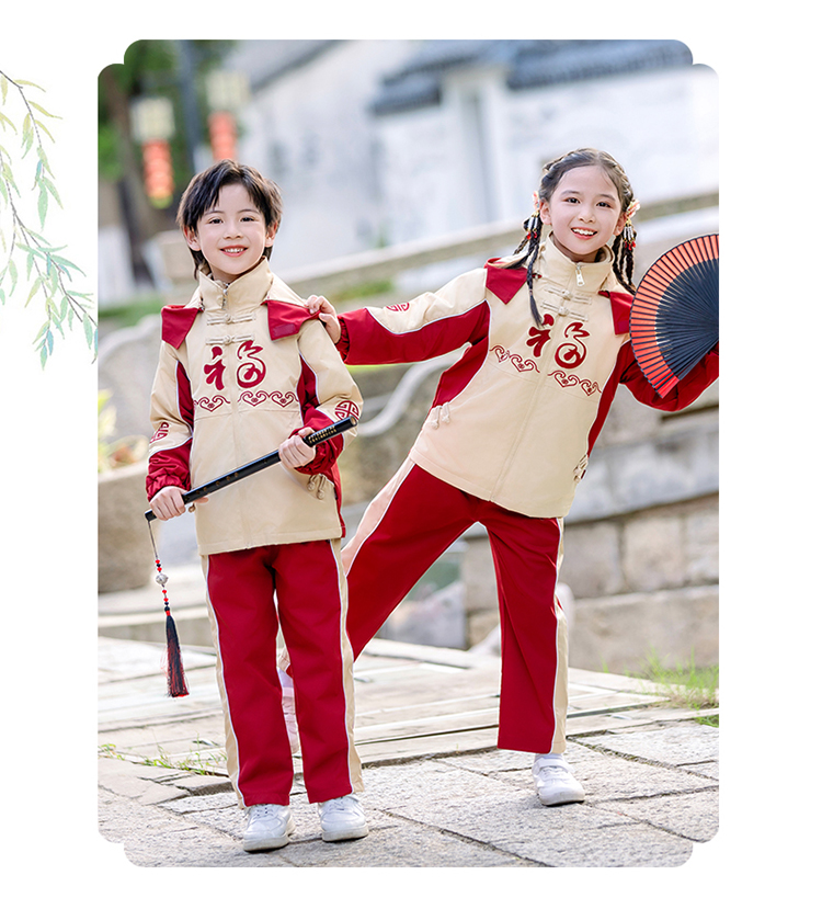 Chinese style jacket, garden suit, top, two-piece suit 894-2469