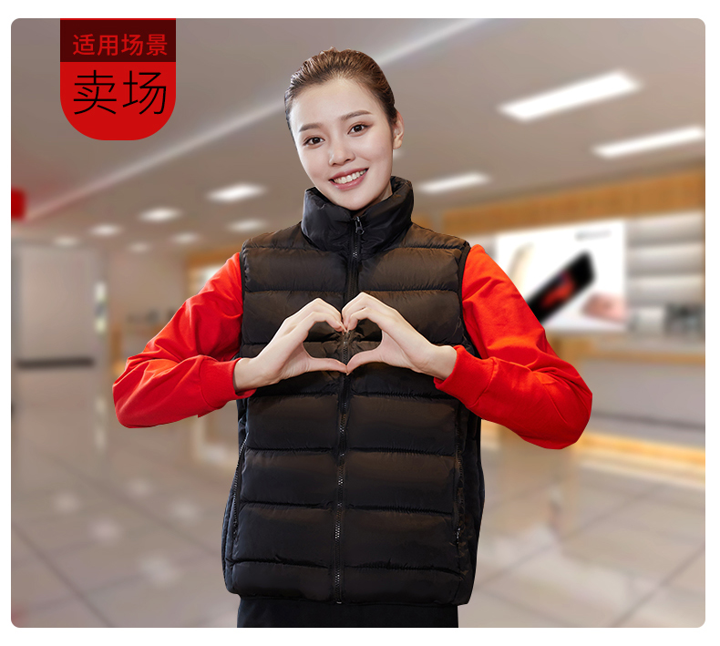 Autumn and winter warm down cotton vest GT3-2111