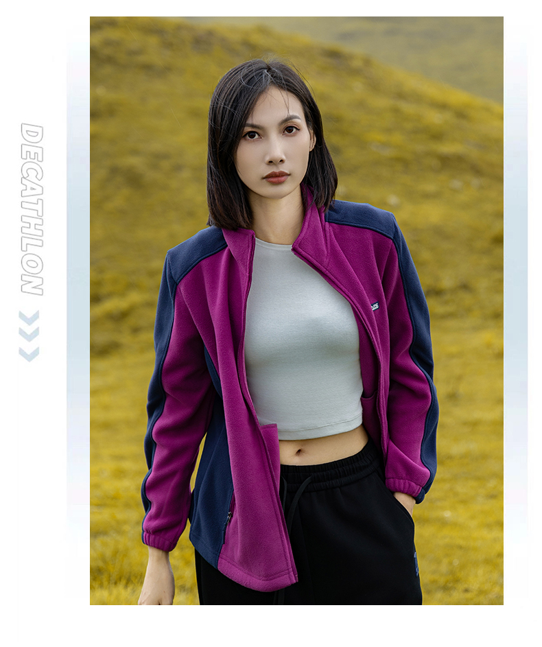 High-density polar fleece jacket for women KG2-3536