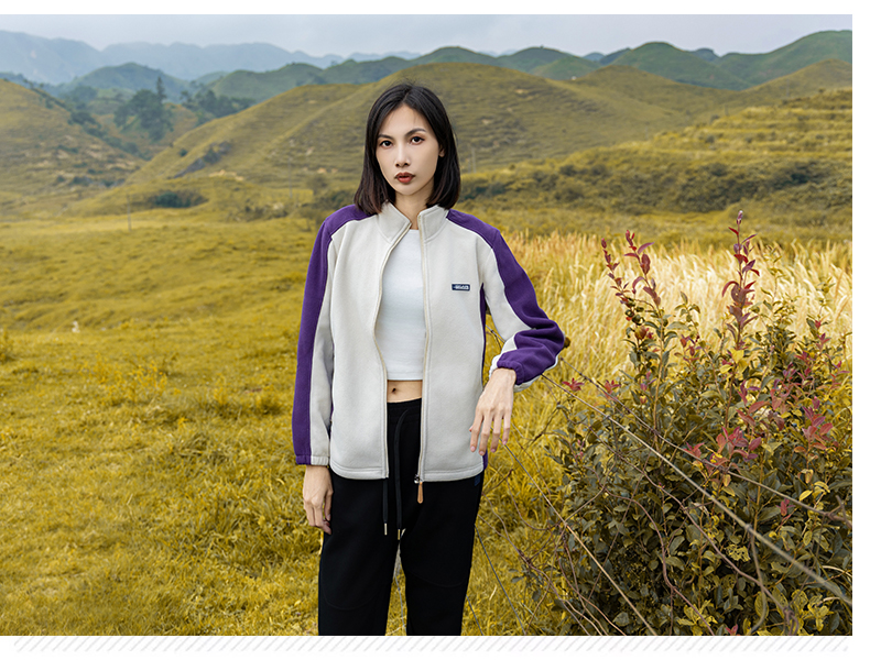 High-density polar fleece jacket for women KG2-3536