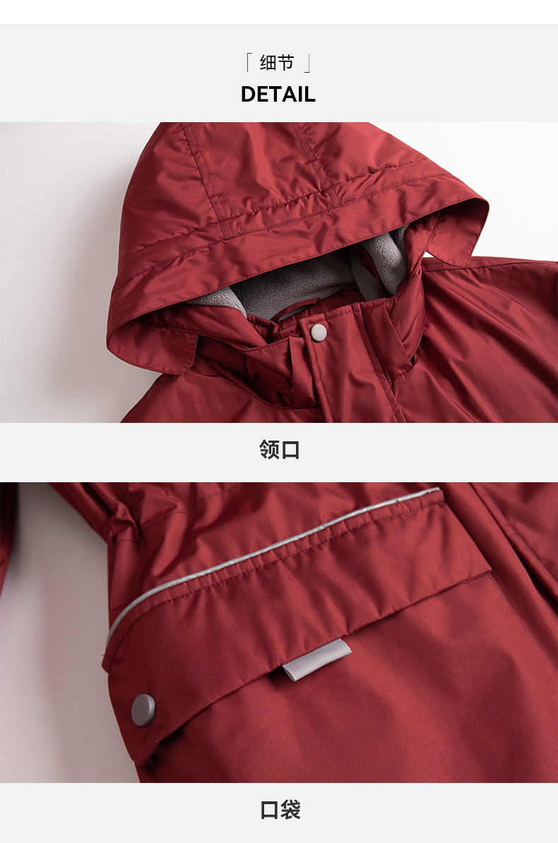 Autumn and winter warm hooded large pocket cotton jacket for women DY7-2289