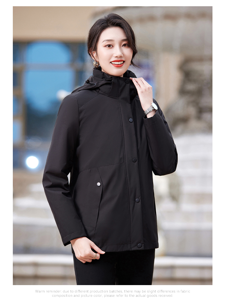 Autumn and winter warm detachable liner coat two-piece suit for women DY7-2325 cotton coat for women