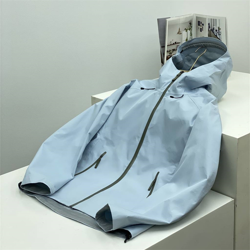 Outdoor waterproof and windproof single-layer hooded jacket T02-LT single coat