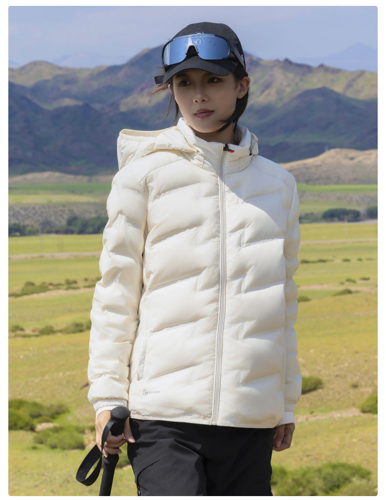 Pure color couple light down jacket H09-79811A