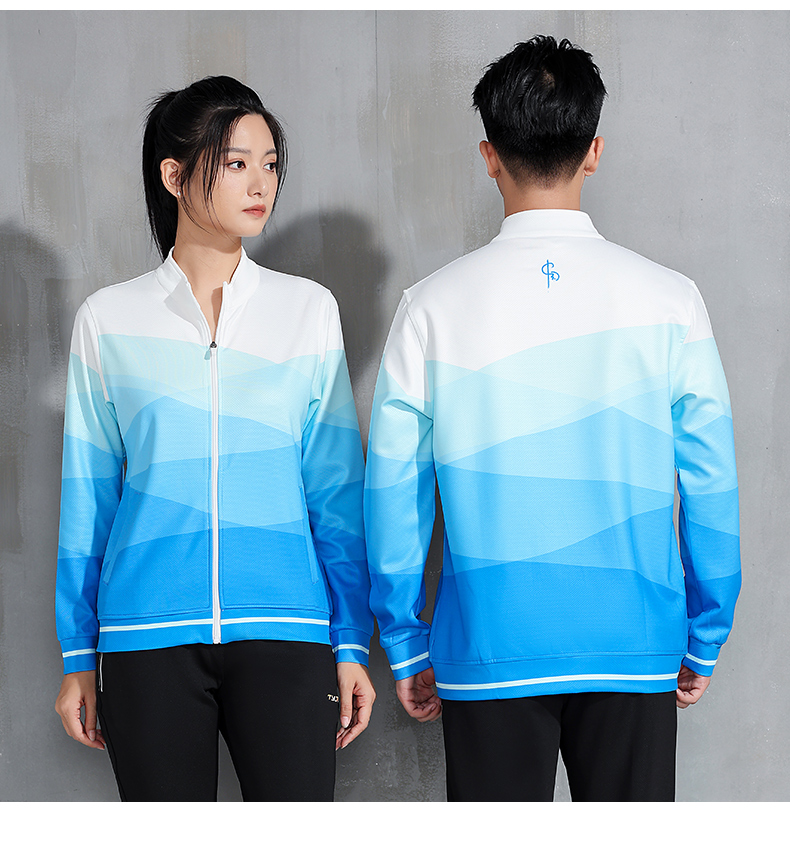 Chinese team sports badminton uniform stand collar zipper jacket GM2-6820 jacket