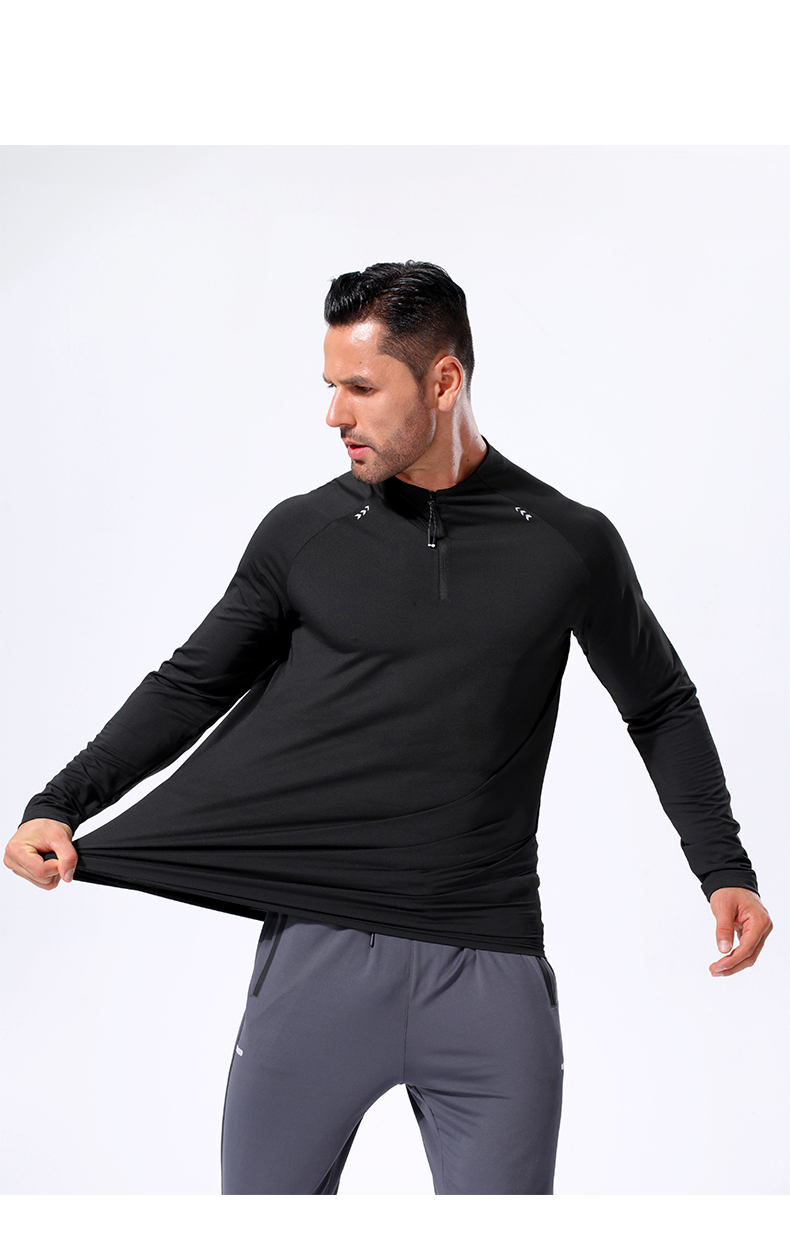 Sports quick-drying solid color long-sleeved sportswear GB11-A11