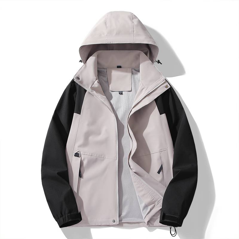 Outdoor leisure single layer detachable hood jacket KH2-8002