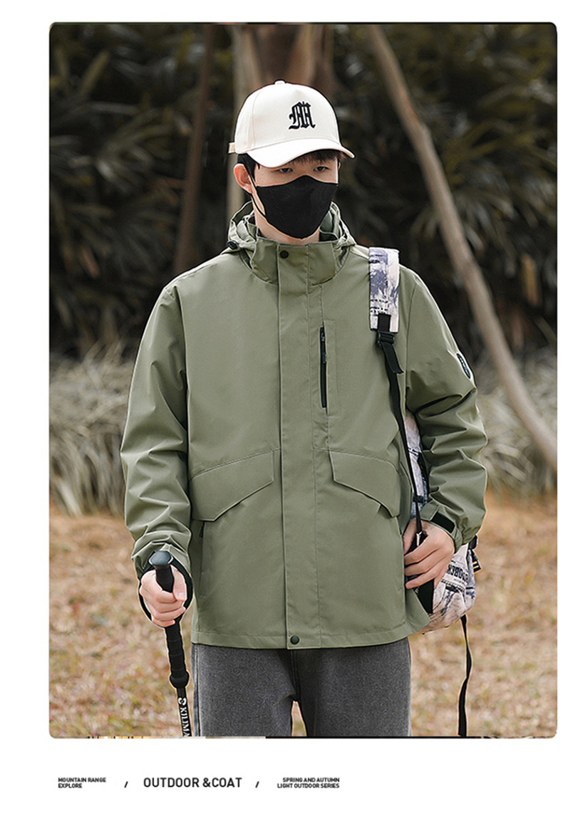 Couple outdoor windproof and waterproof jacket KT-88888A