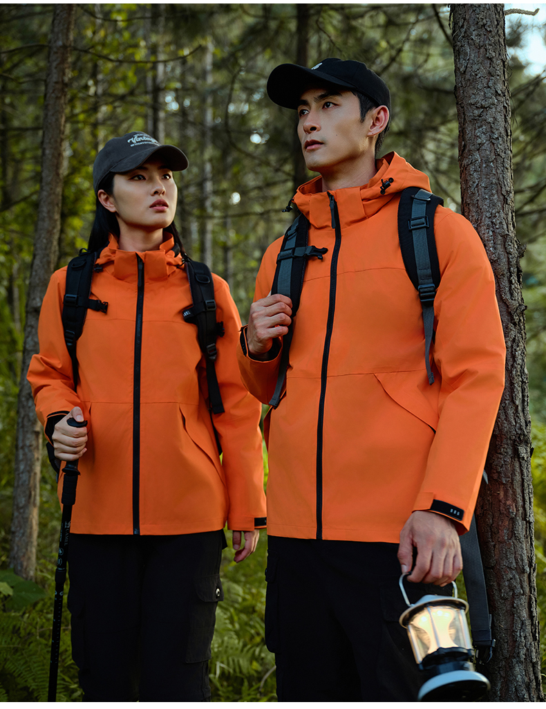 Mountaineering travel single layer jacket with net lining YKK zipper 223-D9