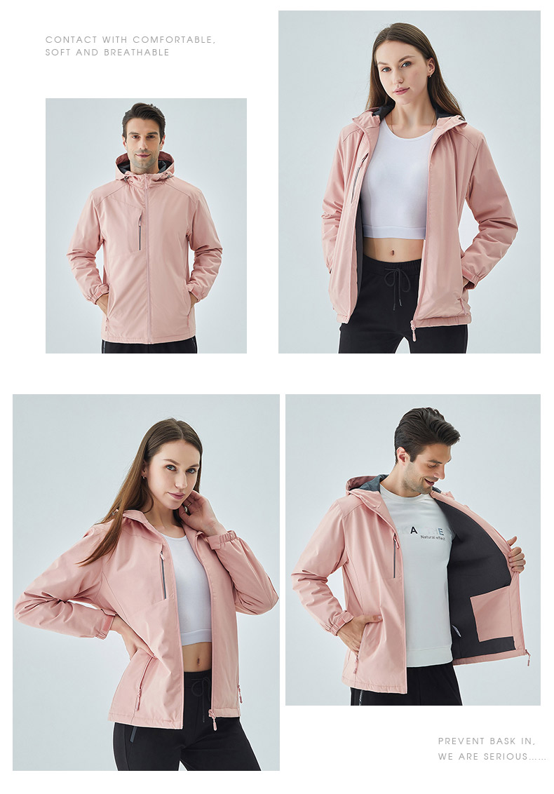 Couple warm fleece jacket for men and women M05-04011