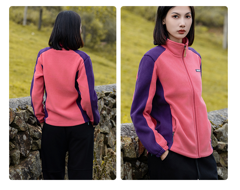 High-density polar fleece jacket for women KG2-3536