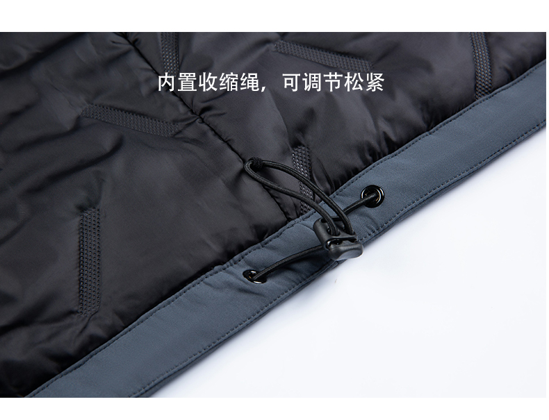 Polyester pongee zipper jacket vest for men and women YZ03-G9906