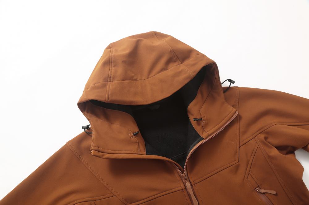 Fully heat-sealed warm, windproof and waterproof outdoor single-layer soft shell jacket 158-1888