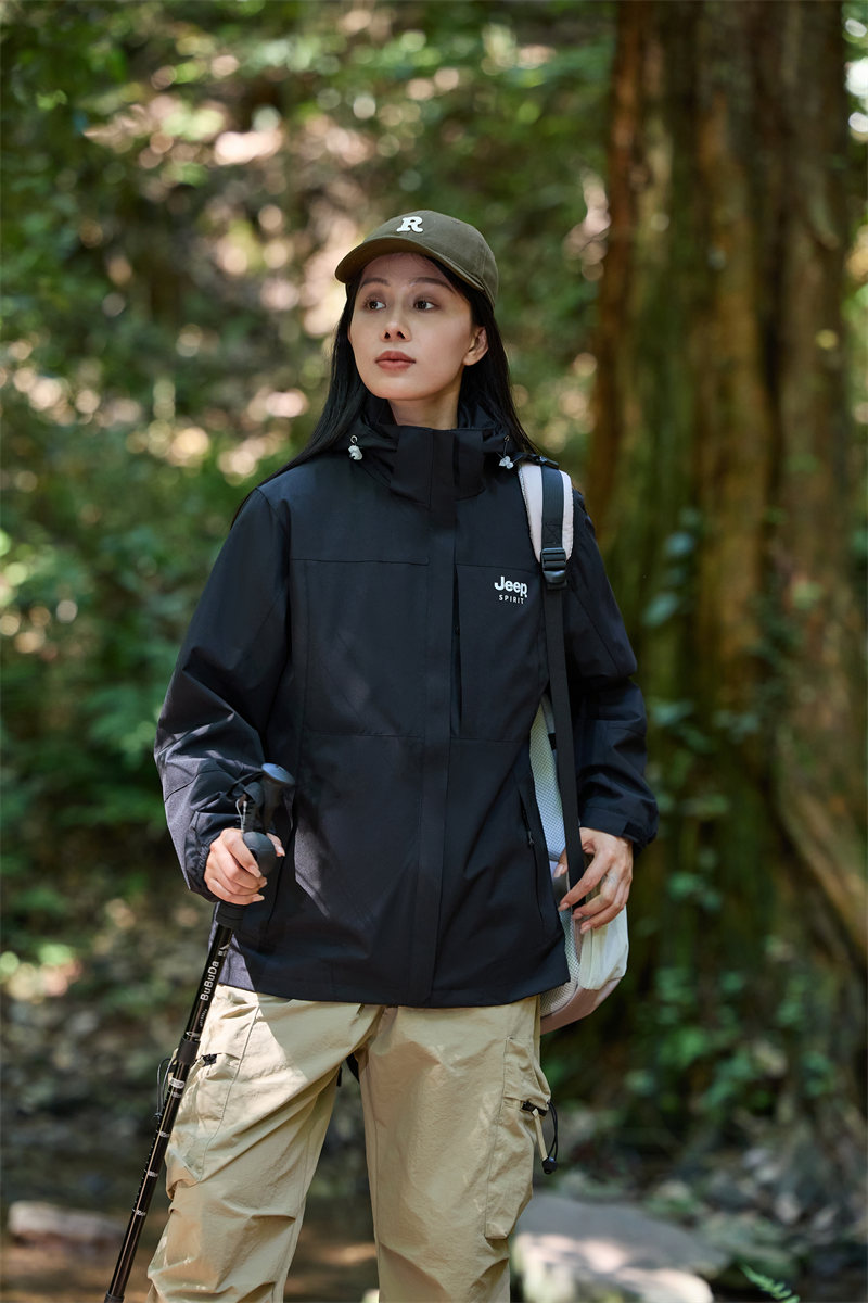 Outdoor windproof and waterproof Arctic fleece liner three-in-one jacket ZT1-9530