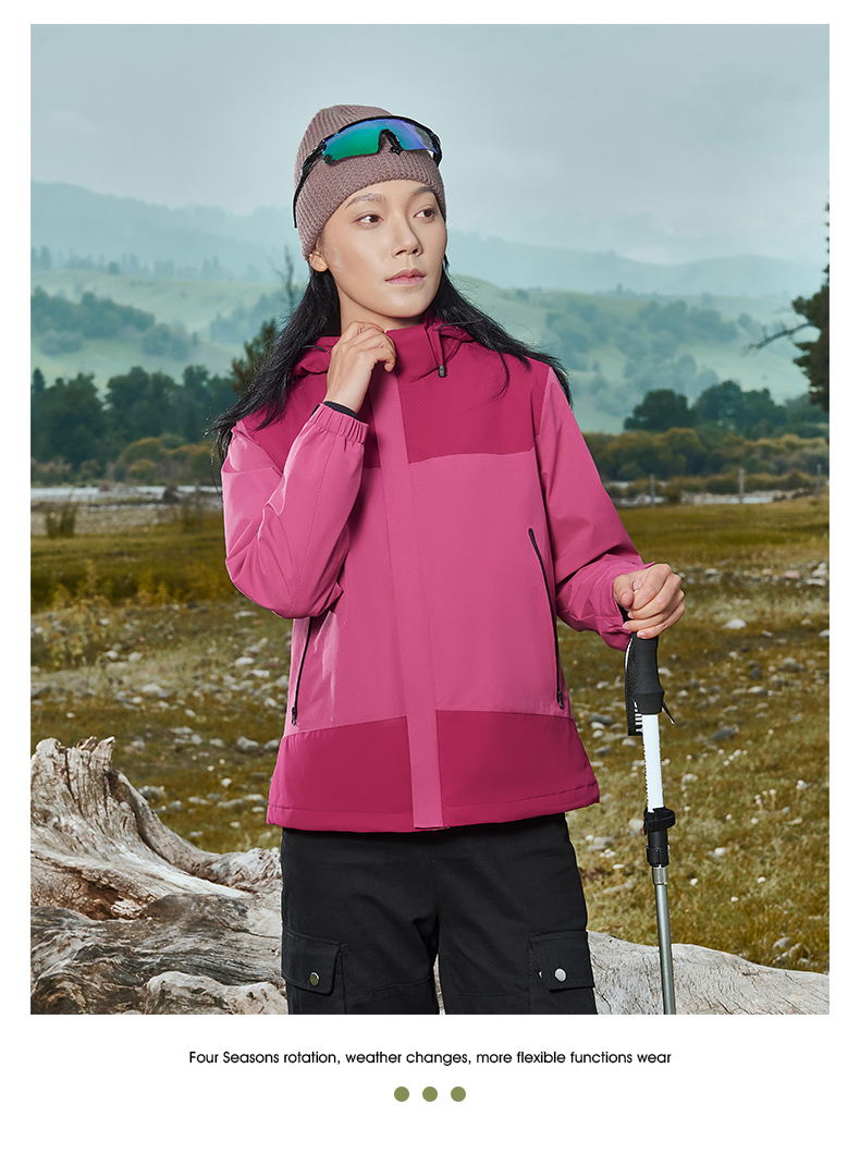 Graphene heat-collecting lotus leaf water-repellent jacket with cotton and one-piece jacket for women H09-LW79660