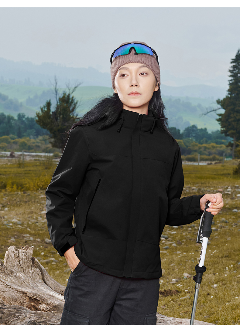 Graphene heat-collecting lotus leaf water-repellent jacket with cotton and one-piece jacket for women H09-LW79660